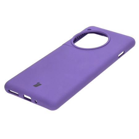 Silikonowe etui Bizon Soft Case do OnePlus 12R, fioletowe