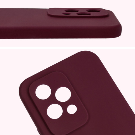 Silikonowe etui Bizon Soft Case do Honor 200 Lite, ciemnofioletowe