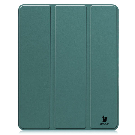 Etui Bizon Case Tab Lizard do iPad Air 13" 2025 / 2024, ciemnozielone