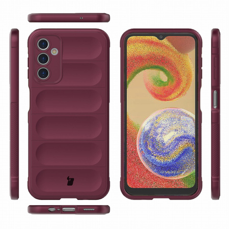 Pancerne etui Bizon Case Tur do Galaxy A14 4G / 5G, ciemnofioletowe