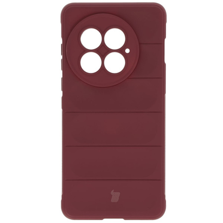 Pancerne etui Bizon Case Tur do OnePlus 13, burgundowe