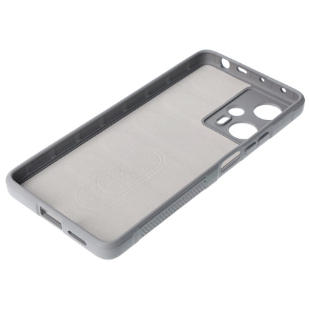 Pancerne etui Bizon Case Tur do Xiaomi Poco F5, jasnoszare
