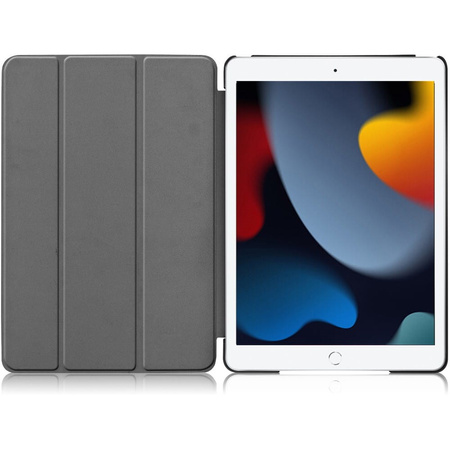 Etui Bizon Case Tab Croc do iPad 9/8/7 10.2 2021/2020/2019, granatowe