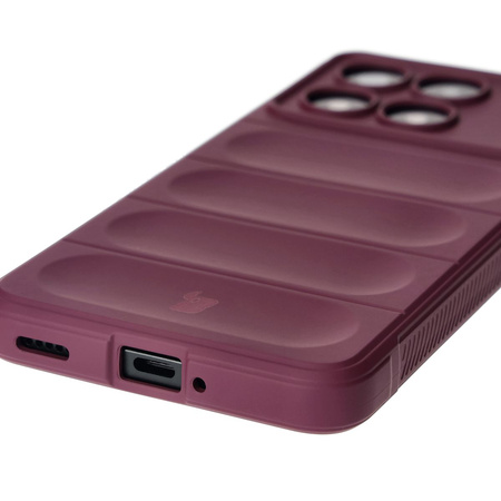 Pancerne etui Bizon Case Tur do Xiaomi Poco F6 Pro, ciemnofioletowe