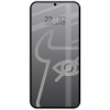 Prywatyzujące szkło hartowane Bizon Glass Edge Shadow Duo do Galaxy S25 / S24, przyciemniane z czarną ramką, 2 sztuki