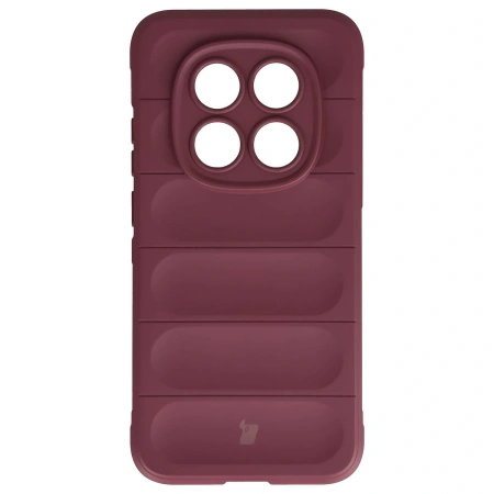 Pancerne etui Bizon Case Tur do Xiaomi Redmi Note 15 Pro 5G, burgundowe