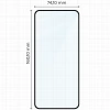 Szkło hartowane Bizon Glass Edge Duo do Nothing Phone (3a) / (3a) Pro / CMF Phone 2 Pro, czarna ramka, 2 sztuki