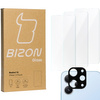 3x Szkło + szybka na aparat BIZON Clear 2 Pack do Xiaomi Redmi 12