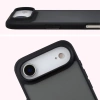 Etui Bizon Case Angelo do iPhone Air, przydymione z czarną ramką
