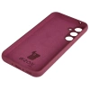 Silikonowe etui Bizon Soft Case do Galaxy A35 5G, ciemnofioletowe
