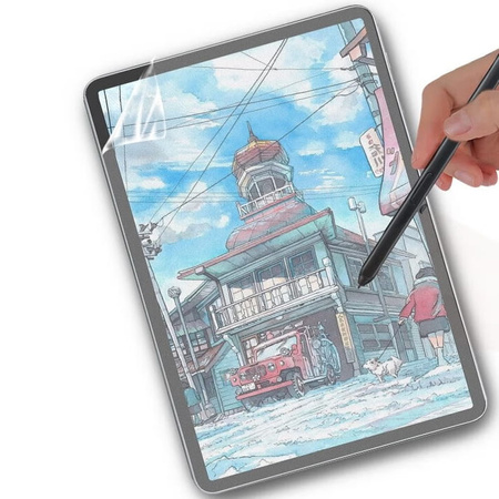 Folia imitująca papier Bizon Film Tab Papirus Duo do Galaxy Tab S8/S7, 2 sztuki