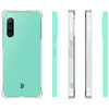 Etui + 2x szkło Bizon Case Clear Pack do Sony Xperia 10 V, przezroczyste