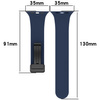 Silikonowy pasek Bizon Strap Watch Silicone L do Apple Watch 44/45/46/49 mm, granatowy