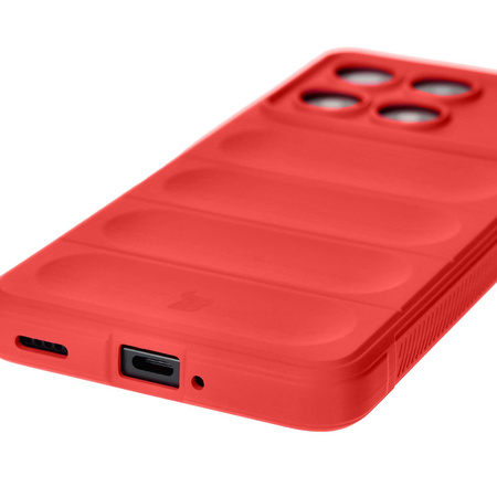 Pancerne etui Bizon Case Tur do Xiaomi Poco F6 Pro, czerwone