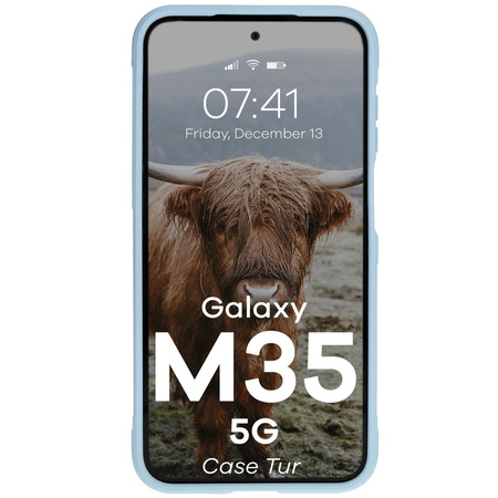 Pancerne etui Bizon Case Tur do Galaxy M35 5G, jasnoniebieskie