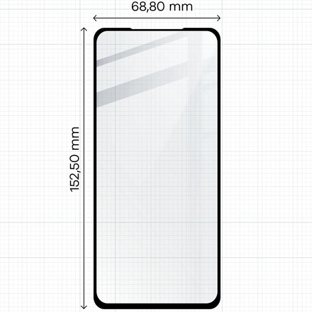 Szkło hartowane Bizon Glass Edge do Google Pixel 6, czarne