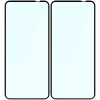 Szkło hartowane Bizon Glass Edge Duo do Nothing Phone 1, czarna ramka, 2 sztuki