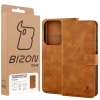 Etui z klapką Bizon Case Pocket do Xiaomi Redmi 15C 4G/5G / Poco C85, brązowe