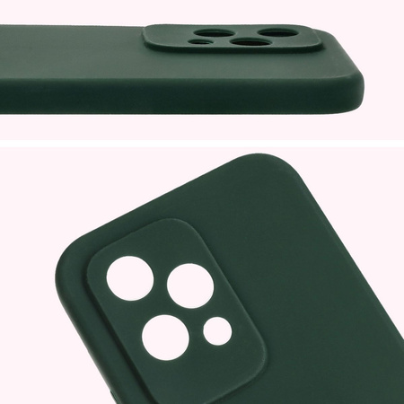 Silikonowe etui Bizon Soft Case do Honor 200 Lite, ciemnozielone