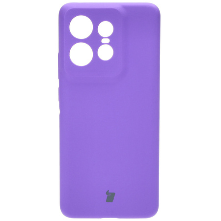 Silikonowe etui Bizon Soft Case do Motorola Edge 50 Pro, fioletowe
