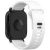 Pasek silikonowy do smartwatcha, Bizon Strap Watch Silicone Pro H, Quick Release 22 mm, biały