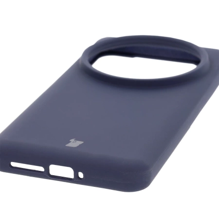 Silikonowe etui Bizon Soft Case do Xiaomi 15 Ultra, ciemnoniebieskie