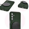 Etui silikonowe Bizon Soft Case do Galaxy A25 5G, ciemnozielone