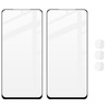 Szkło hartowane Bizon Glass Edge - 2 sztuki + ochrona na obiektyw, Motorola Edge 30
