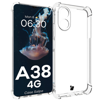 Elastyczne etui Bizon Case Salpa do Oppo A38 4G, przezroczyste