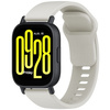 Pasek silikonowy do smartwatcha, Bizon Strap Watch Silicone Pro H, Quick Release 22 mm, szary