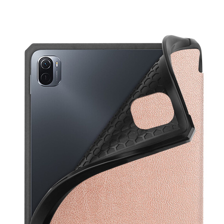 Etui Bizon Case Tab Lizard do Xiaomi Pad 5 / 5 Pro 11.0, różowozłote