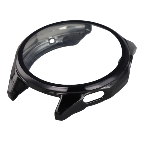 Etui z osłoną ekranu Bizon Case Watch Felipe do Huawei Watch GT6 46 mm, czarne
