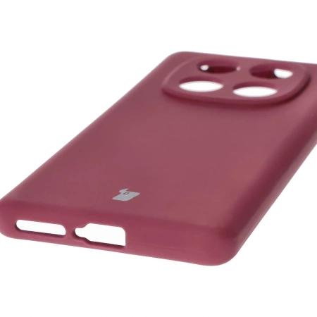 Silikonowe etui Bizon Soft Case do Xiaomi Redmi Note 14 Pro 4G, ciemnofioletowe