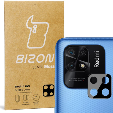 Szkło na aparat Bizon Glass Lens dla Redmi 10C, 2 sztuki