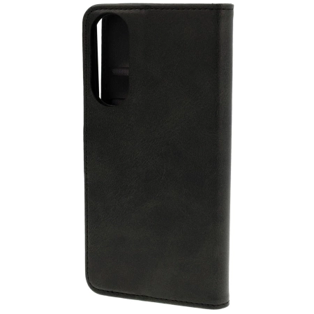 Etui z klapką Bizon Case Pocket do Galaxy S25 Edge, czarne