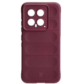Pancerne etui Bizon Case Tur do Xiaomi 14, burgundowe
