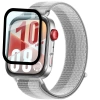 Szkło hybrydowe Bizon Glass Watch Edge Hybrid dla Huawei Watch Fit 4, czarne