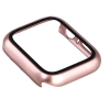 Etui ze szkłem do zegarka Bizon Case+Glass Watch do Apple Watch SE 3 / SE 2 / SE / 6 / 5 / 4 (44 mm), różowozłote