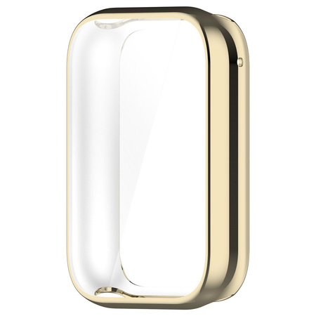 Etui z osłoną ekranu Bizon Case Watch Felipe do Xiaomi Mi Smart Band 9 Pro, złote