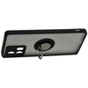 Etui z uchwytem na palec Bizon Case Hybrid Ring do Motorola Edge 30 Fusion, przydymione z czarną ramką