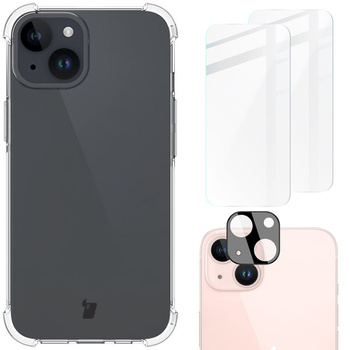 Etui Bizon Case Clear Pack do iPhone 15, przezroczyste