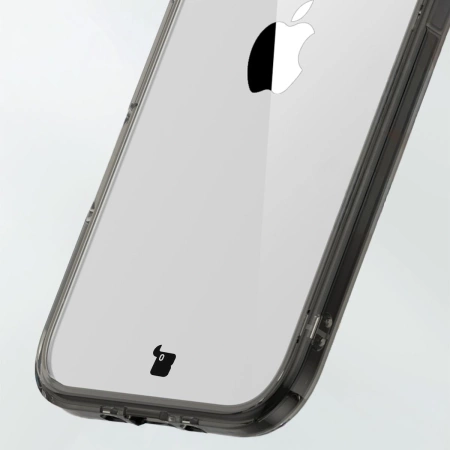 Etui Bizon Case Halo do iPhone Air, przydymione-czarne