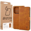 Etui z klapką Bizon Case Pocket do Xiaomi 15T, brązowe