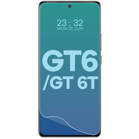 Folia hydrożelowa na ekran Bizon Glass Hydrogel Front Duo do Realme GT 6 / 6T, 2 sztuki