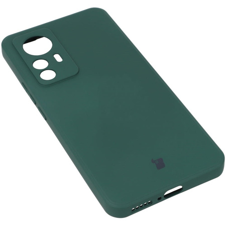 Etui Bizon Case Silicone do Xiaomi 12T, ciemnozielone