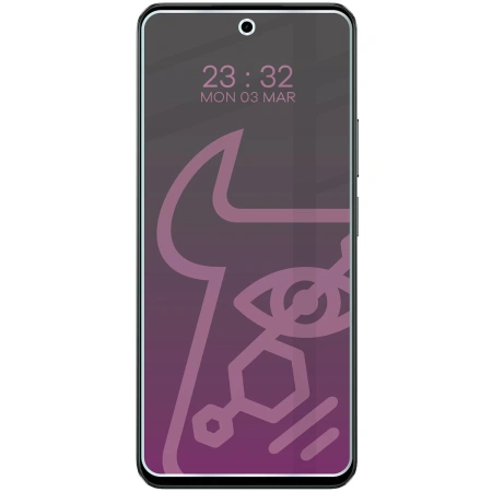 Prywatyzujące szkło hybrydowe Bizon Glass Mule Shadow do Realme C71 4G, matowe