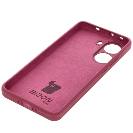 Silikonowe etui Bizon Soft Case do Xiaomi POCO X7 Pro, ciemnofioletowe