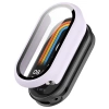 Etui ze szkłem do zegarka Bizon Case+Glass Watch do Xiaomi Smart Band 10, jasnofioletowe