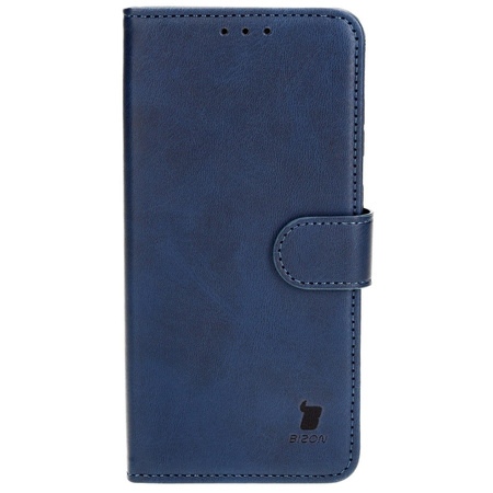 Etui z klapką Bizon Case Pocket do Galaxy S23 FE, granatowe