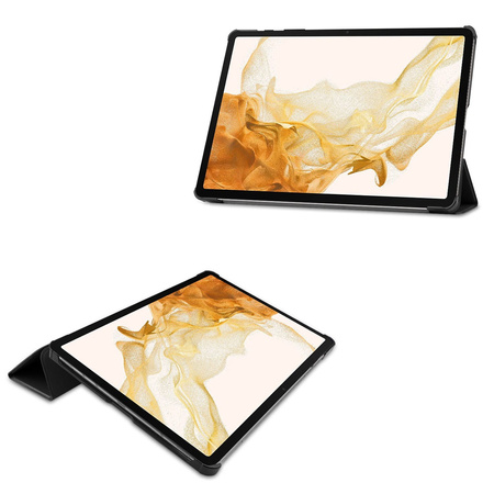 Etui Bizon Case Tab Croc do Galaxy Tab S10 Plus / S9 Plus, czarne